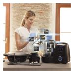 Robot culinaire Ceoctec 10090, multifonction, cuit, émincé, pétrir, balance, avec application