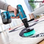 Spazzola per facile pulizia di tapparelle, cerchioni, tappeti, set da 3 spazzole