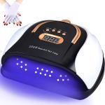 Lampe LED 256W, manucure, conception d'ongles, lumière UV, affichage numérique, professionnel
