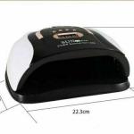 Lampe LED 256W, manucure, conception d'ongles, lumière UV, affichage numérique, professionnel