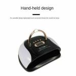 Lampe LED 256W, manucure, conception d'ongles, lumière UV, affichage numérique, professionnel