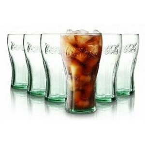 Coca-Cola Konturglas 0,30 L geeichtes Glas – Glas mit Relief, spülmaschinenfest