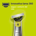 Philips OneBlade 360, lame de rechange pour OneBlade QP410/50 en acier inoxydable, robuste, pour le rasage, l'ajustement et la finition, modèle QP410/50