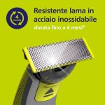 Philips OneBlade 360, lame de rechange pour OneBlade QP410/50 en acier inoxydable, robuste, pour le rasage, l'ajustement et la finition, modèle QP410/50