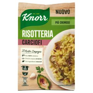 Risotto Carciofi, più cremoso, 175 g, Knorr