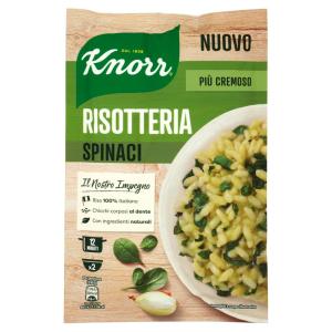 Risotto Spinaci, più cremoso, 175 g, Knorr