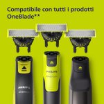 Philips OneBlade 360, 2 Klingen Set, für OneBlade QP410/50 aus rostfreiem Edelstahl, widerstandsfähig, zum Rasieren, Einstellen und Beenden, Modell QP410/50