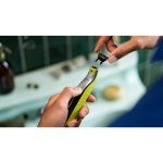 Philips OneBlade 360, 2 Klingen Set, für OneBlade QP410/50 aus rostfreiem Edelstahl, widerstandsfähig, zum Rasieren, Einstellen und Beenden, Modell QP410/50
