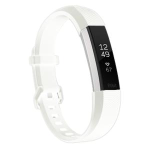 Fitbit Alta HR, Cinturino sportivo, Edizione Speciale, Morbido, bianco