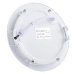 Faretto ad incasso, luce bianco naturale, rotondo, 6 watt