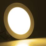 Faretto ad incasso bianco rotondo 6 watt led luce bianco caldo
