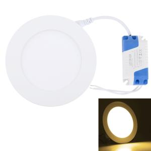 Faretto ad incasso bianco rotondo 6 watt led luce bianco caldo
