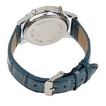 Luminous, Montre à cadran rond, à trois fonctions 3, bracelet en cuir, pour homme, bleu