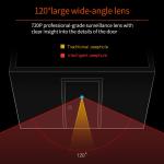 Digitales Guckloch, mit Farbdisplay und 3,5-Zoll-Nacht Vision Viewer